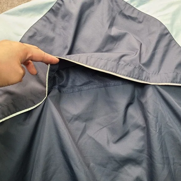 Nike 1/2 Zip Pullover Windbreaker Clima-Fit Jacket Womens LARGE Blue Golf Vented - Picture 9 of 15